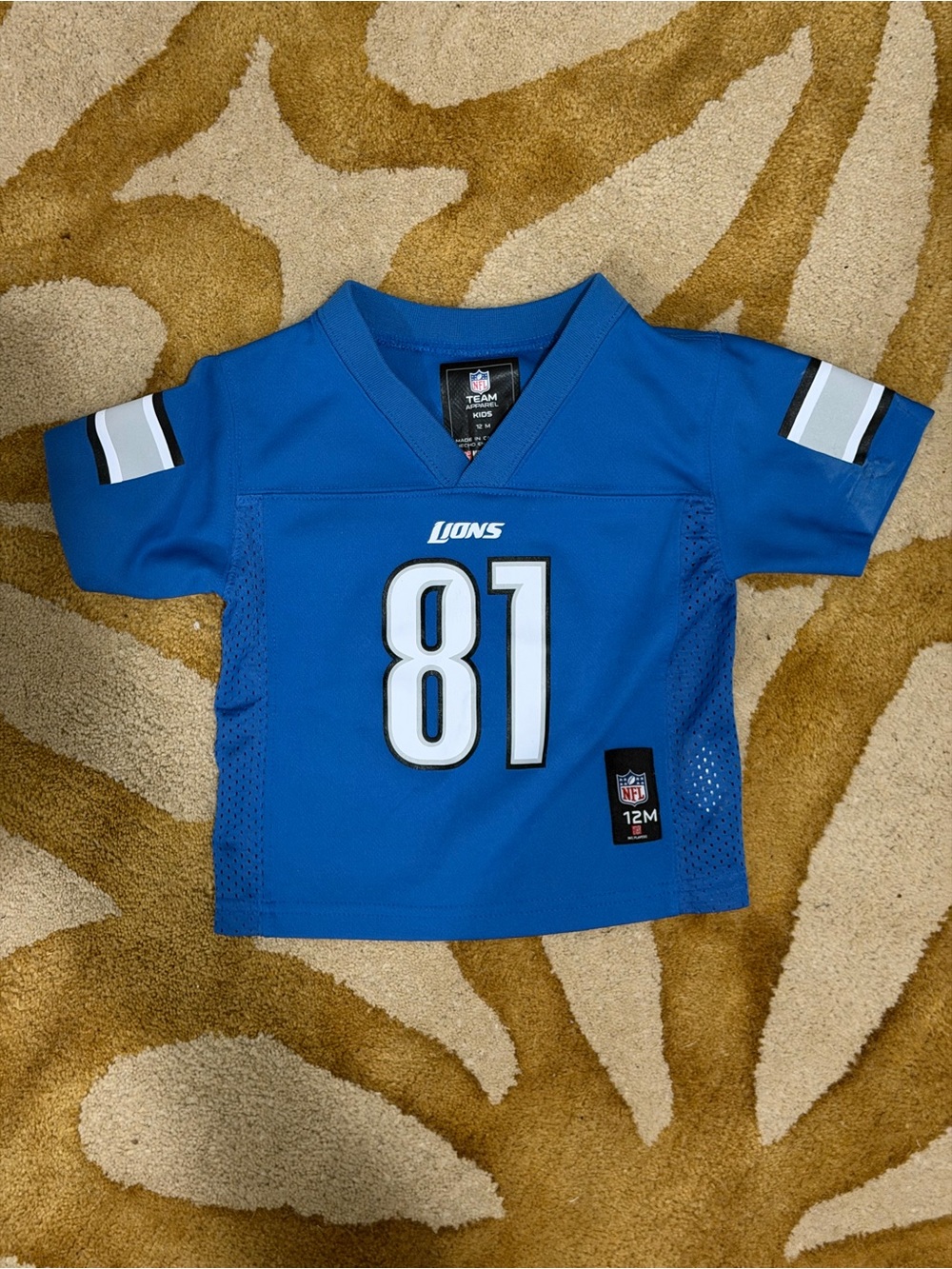 NFL Detroit Lions Blue #81 Infant Jersey
